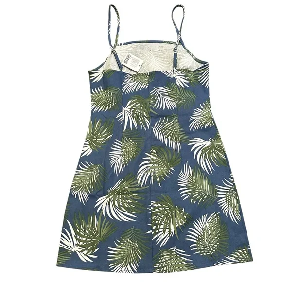 NWT urban outfitters• Palm Print Bodycon Mini
Dress Blue Size XS and S - Picture 6 of 16